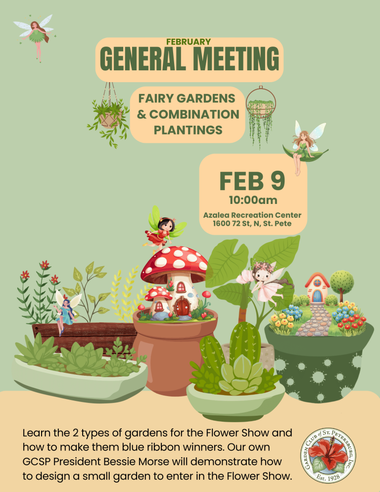 Feb Mtg Fairy Gardens