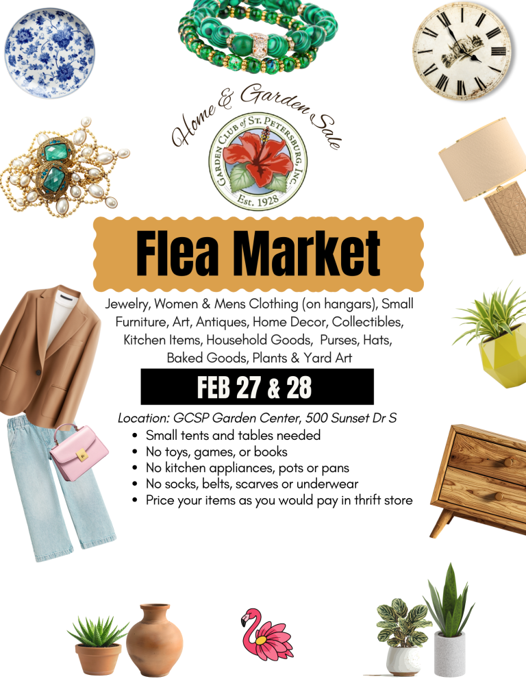 Garden Club Flea Market no click