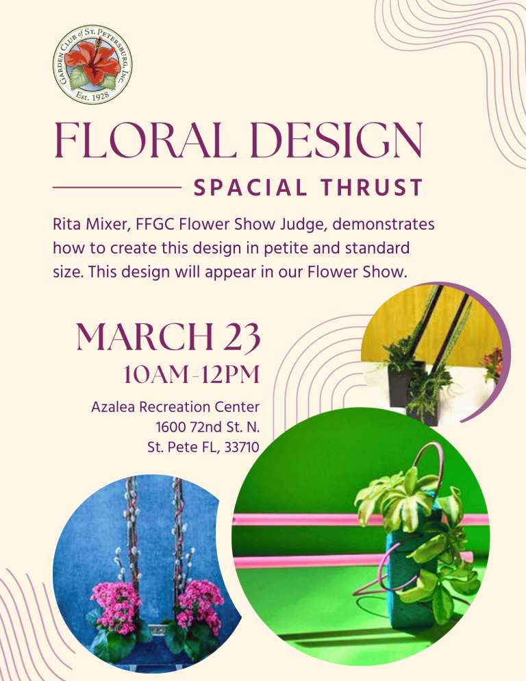 Floral Design Spacial Thrust March 2026