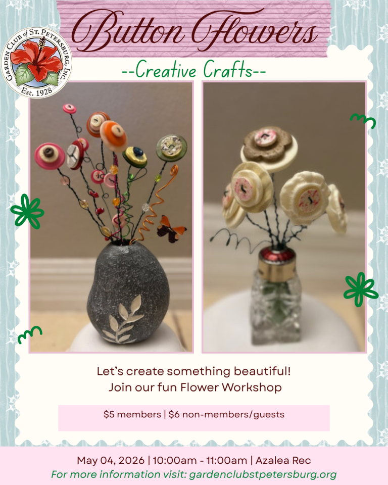 Button flowers creative crafts