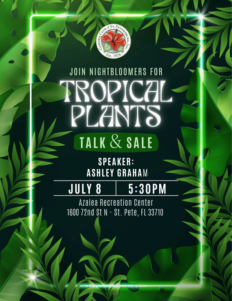 Tropical Plants Nightbloomers July 26