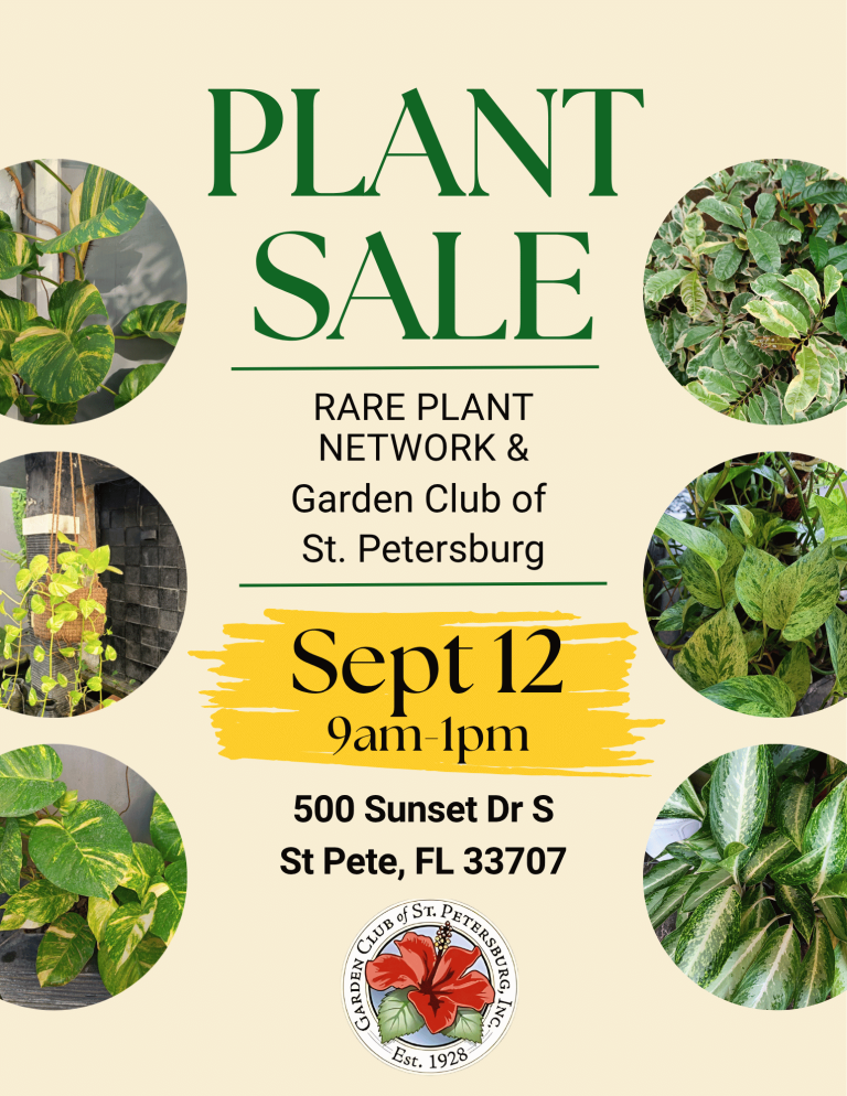 Plant Sale Sept 2026
