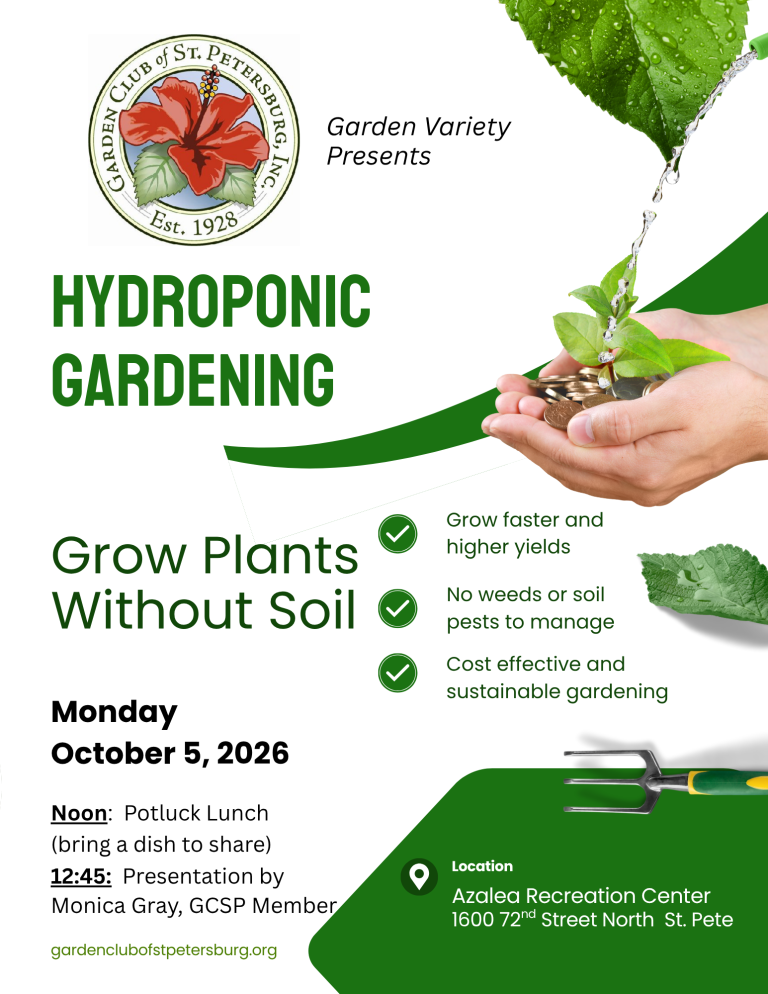 Oct 5 Flyer Hydroponic Gardening