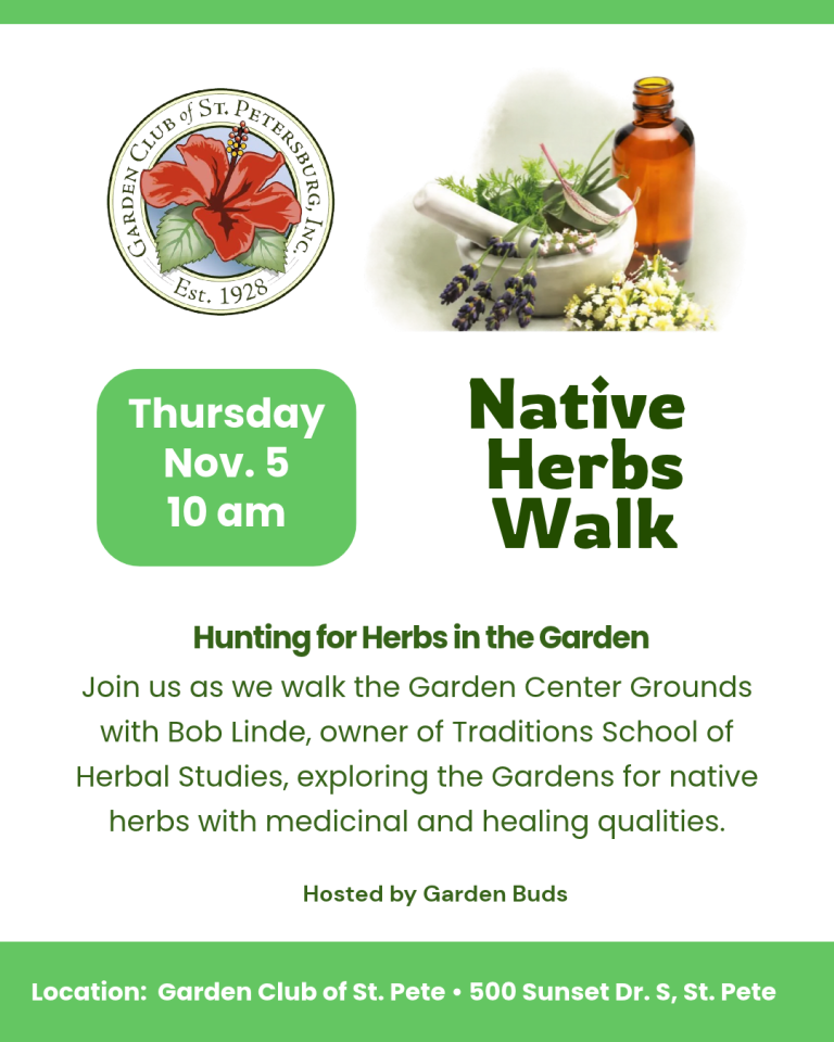 Nov 5 Herb Garden Walk
